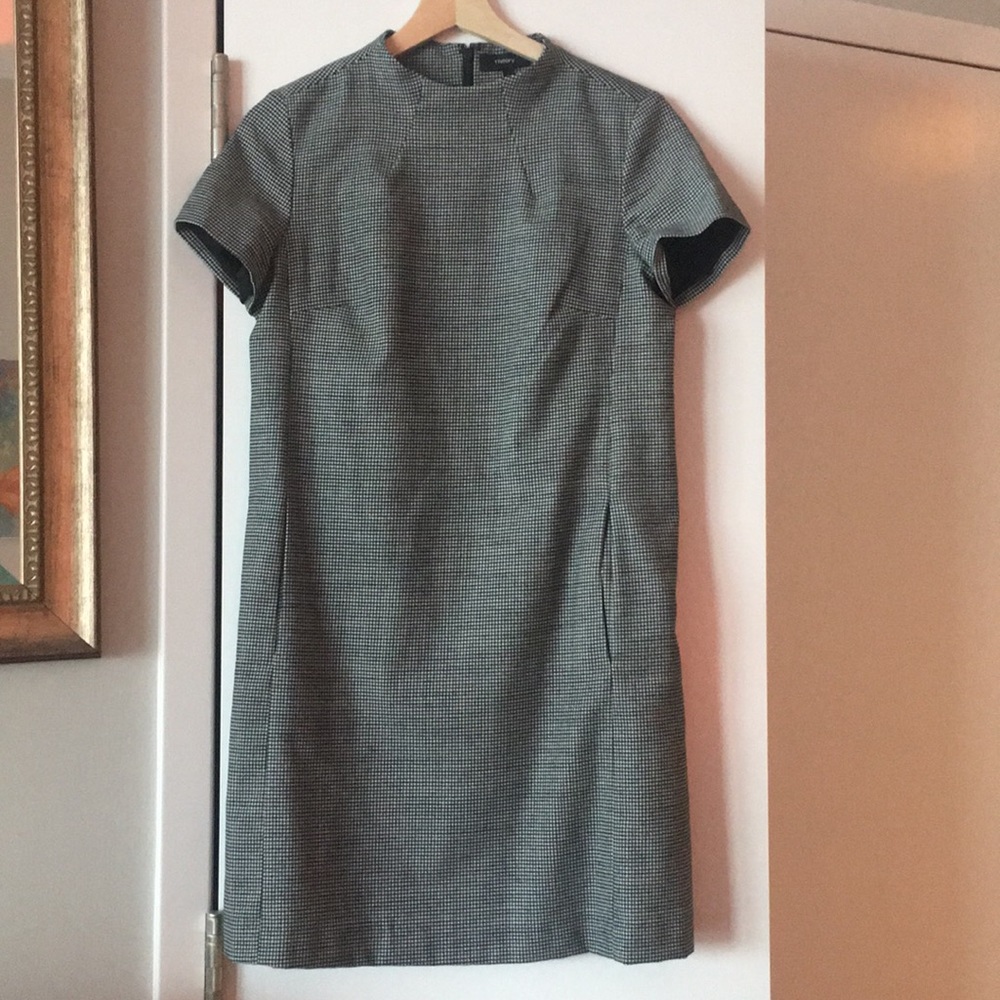 Theory checked dress